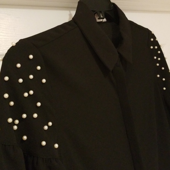 Pearl Blouse Black - Picture 2 of 4
